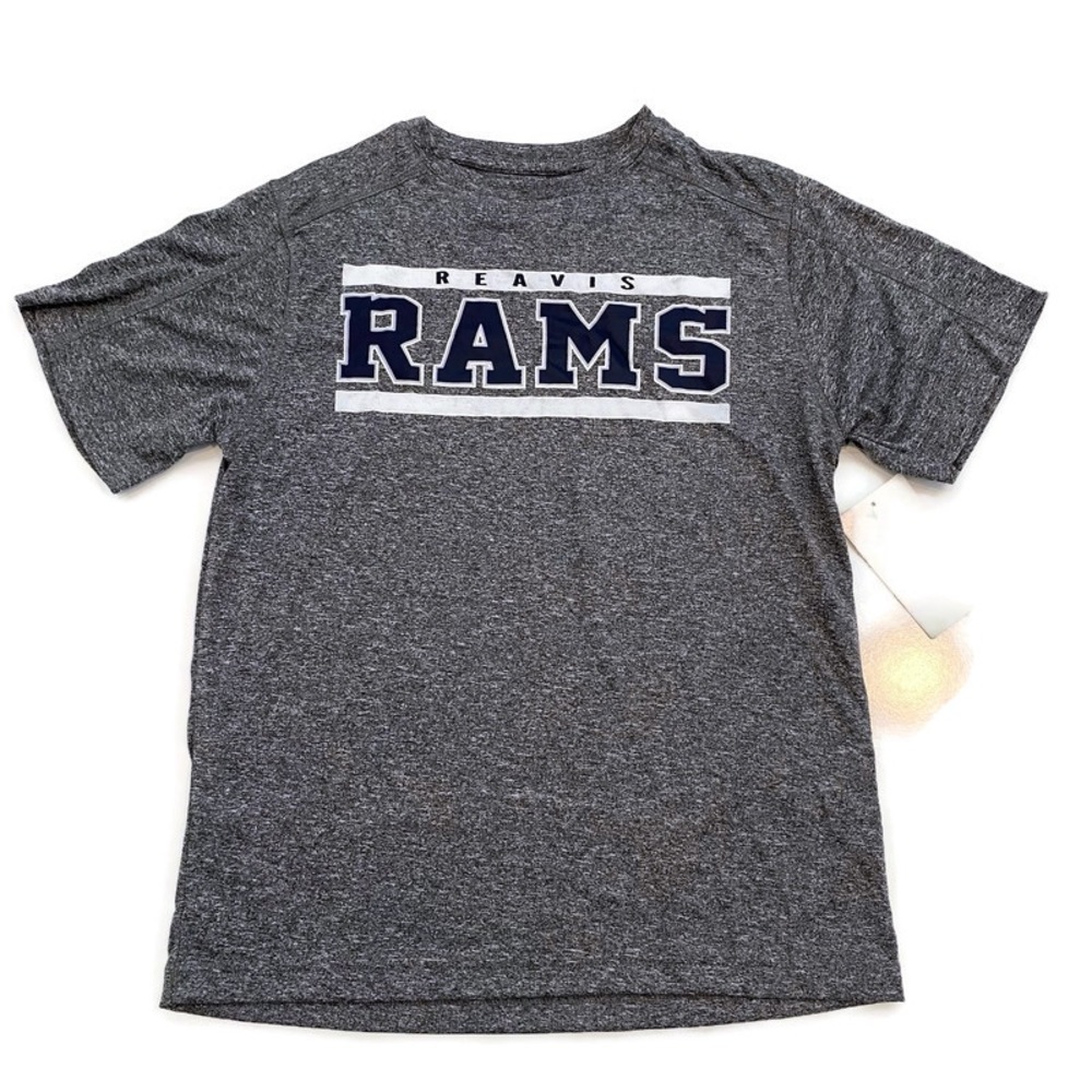 RAMS (NEW) Boys Reavis Tee Size M- Color Grey